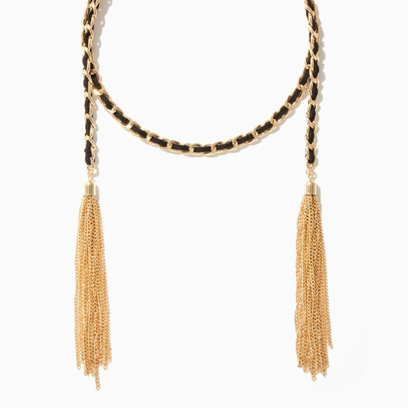 Shimmering Tassels Wraparound Choker - Picture 3 of 4